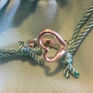 Tiffany & CO Open Heart Ring size 6 NEW